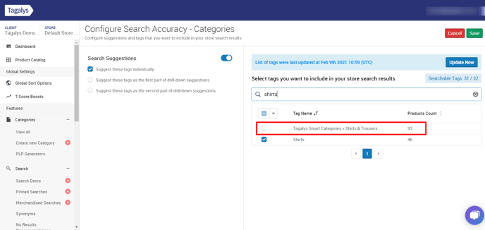 Configure Search - after